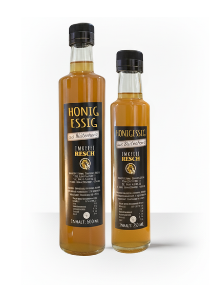 Vinagre de miel de flores silvestres de Austria. 5% de acidez