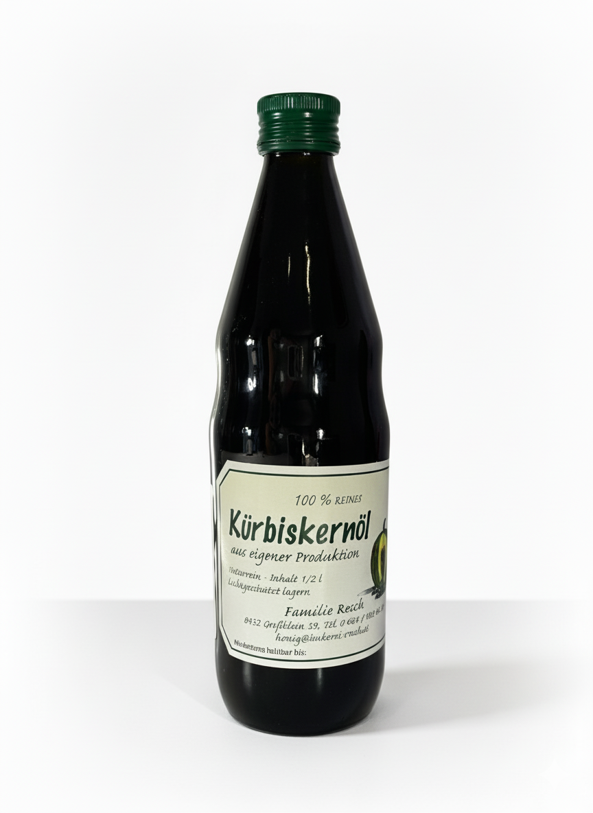 Aceite de Semillas de Calabaza 100% Prensado en Frío